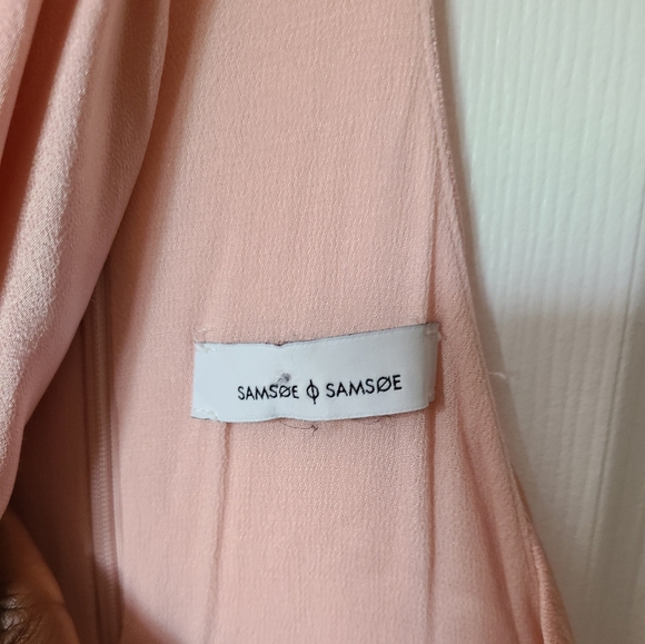 Samsoe Samsoe Pink Slip Dress | Silky Lined | Size S | NWT - Picture 3 of 3